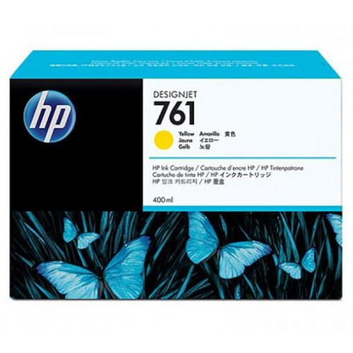 Hp Tintapatron DesignJet T7100 nyomtatóhoz 761 sárga 400ml CM992A