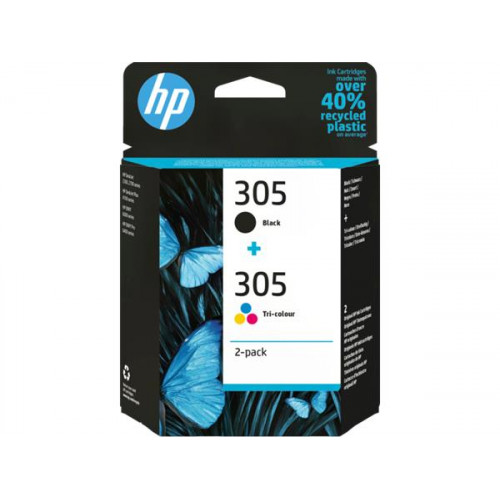 Hp Tintapatron multipack Deskjet 2320,2710 4120 nyomtatókhoz 305 fekete színes 120+100 oldal 6ZD17AE