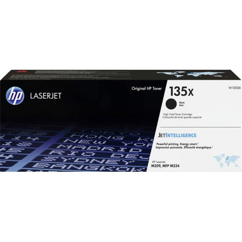 Hp Lézertoner LaserJet M209 MFP M234 nyomtatókhoz 135X fekete 2,4k W1350X