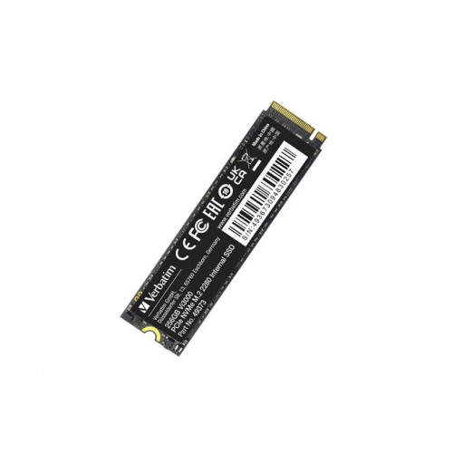 Verbatim SSD (belső memória) 256GB PCIe NVMe M2 3300/1300 MB/s Vi3000