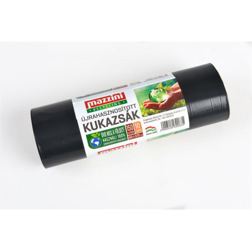 Mazzini Szemeteszsák 150l ÚJRAHASZNOSÍTOTT (80x120cm) 10db