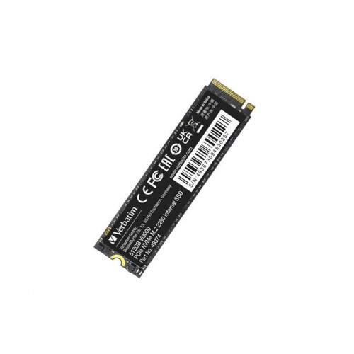 Verbatim SSD (belső memória) 512GB PCIe NVMe M2 3300/2500 MB/s Vi3000