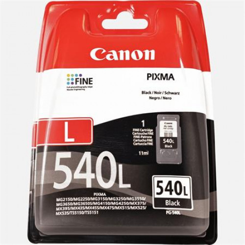 Canon Tintapatron Pixma MG2150 3150 nyomtatókhoz fekete 300 oldal PG-540L
