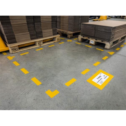 Durable Padlójelölő ablak sárga A5 eltávolítható