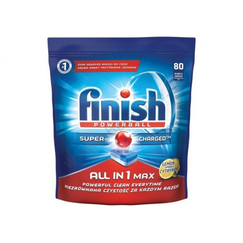 Finish Mosogatógéptabletta 80db All in 1 Max Lemon