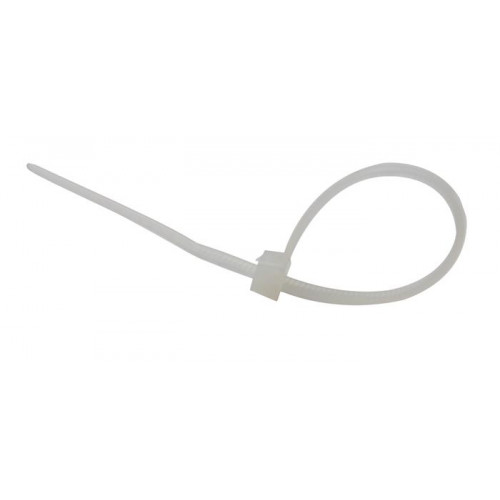 Kábelkötegelő, natúr 98mm 100 darab/csomag