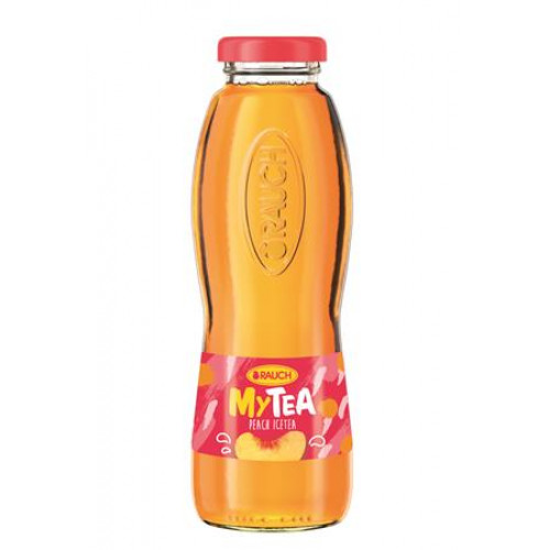 Rauch Üdítőital szénsavmentes 0,33l üveges Mytea őszibarack DRS