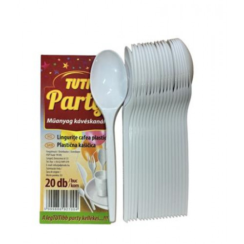 Tuti Kávéskanál többször használatos 20 db Party